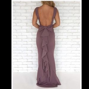 Sheshow floor length dress, dusty purple